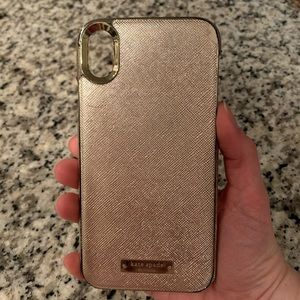 kate spade Rose Gold iPhone XR Case